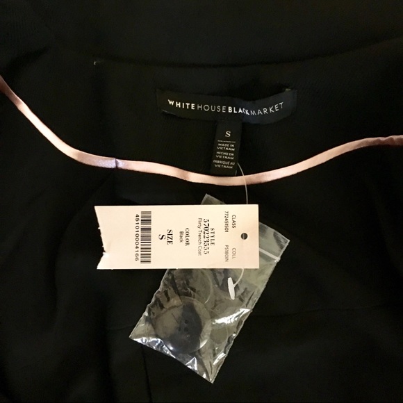 WHBM BELL CUFF TRENCH COAT - Picture 6 of 7